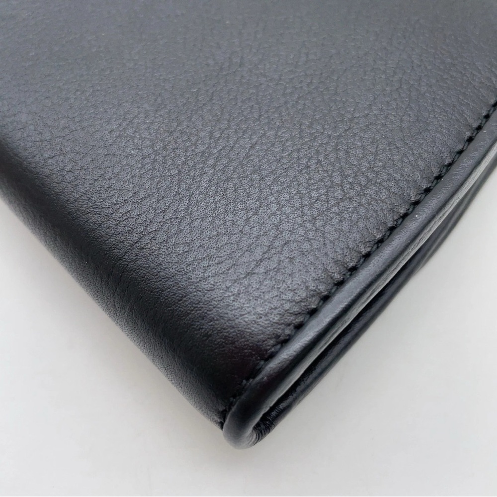 Auth Gucci Interlocking G Blondie Black Leather Chain Wallet & Dust bag - Picture 10 of 16